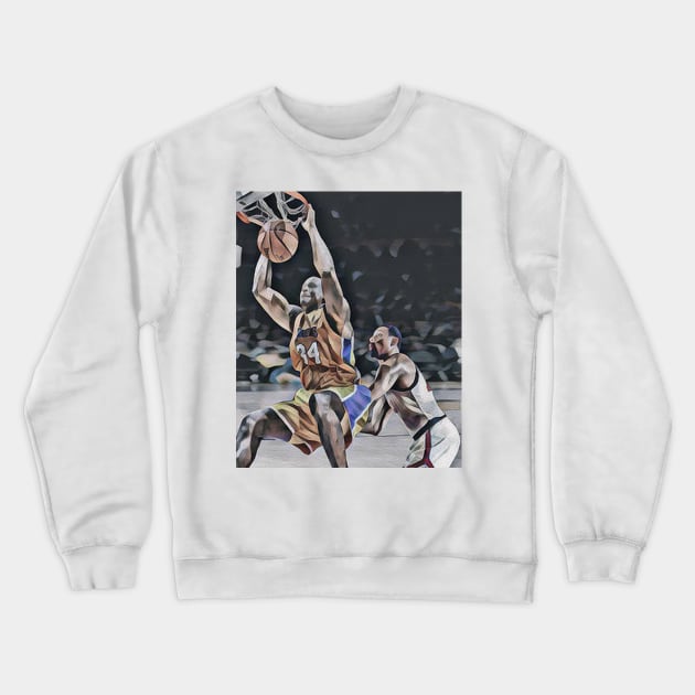 shaquille o neal Crewneck Sweatshirt by sepuloh